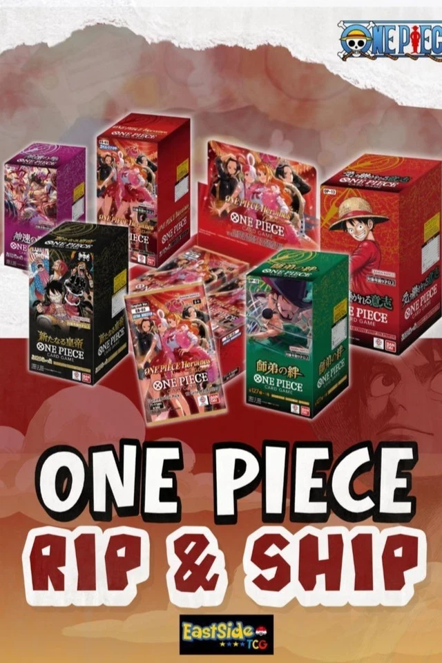 ⚡ONE PIECE⚡RIP & SHIP ⚡EASTSIDE TCG⚡