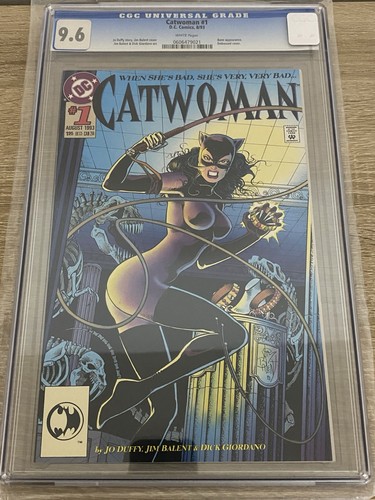 Catwoman #1 CGC 9.6 DC Comics 1993 Embossed Cover Bane app. 