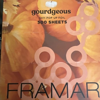 Professional Limited Edition Gourdgeous Framar Pop Up Foil Sheets 5x11