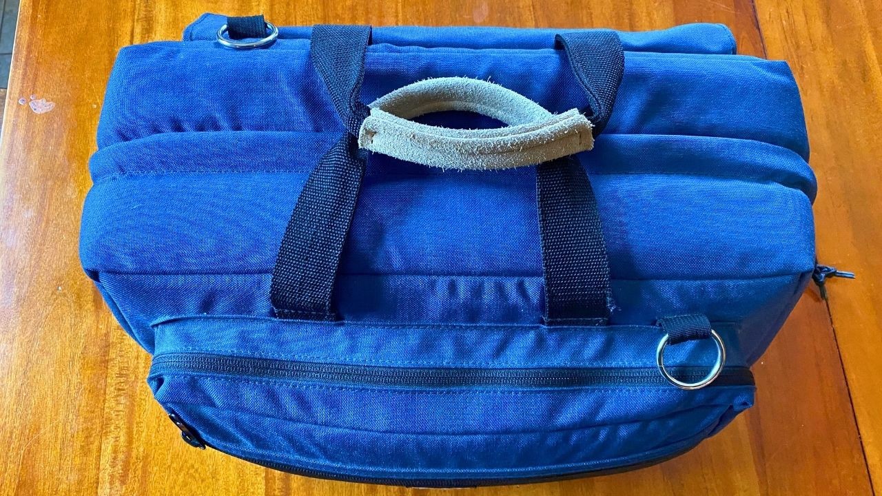 PortaBrace CS-DV3U Mini-DV Camera Case (Signature Blue with Black Trim)