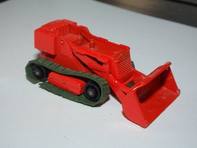 マッチボックス No.58 DROTT EXCAVATOR Vintage Matchbox Lesney No. 58 Drott Excavator Red Brittle Tracks