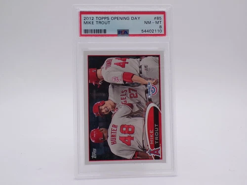 2012 Topps Opening Day #85 Mike Trout PSA 8