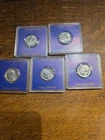1943-P Lincoln Wheat Cent Steel Lot Of 5