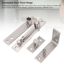 ⁺Door Pivot Hinge 180 Degree Rotation 300LBS Load Bearing Door Pivot