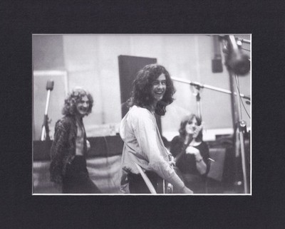 8X10'' Matted Print Art Picture Band Led Zeppelin: In Studio