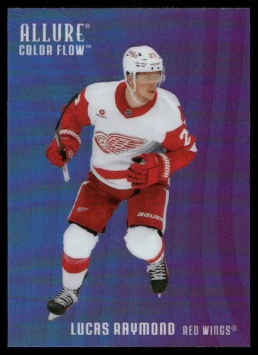 2025-26 Upper Deck Allure #CF-15 Lucas Raymond Color Flow Green-Blue