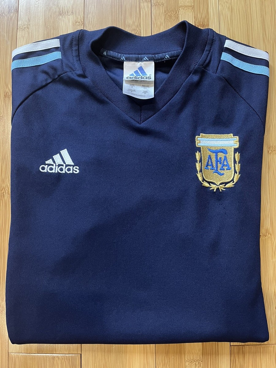 Adidas アディダスAFA 2002 アルゼンチン代表アウェイユニフォーム Men's Adidas Argentina 2002 World Cup Away Soccer Jersey