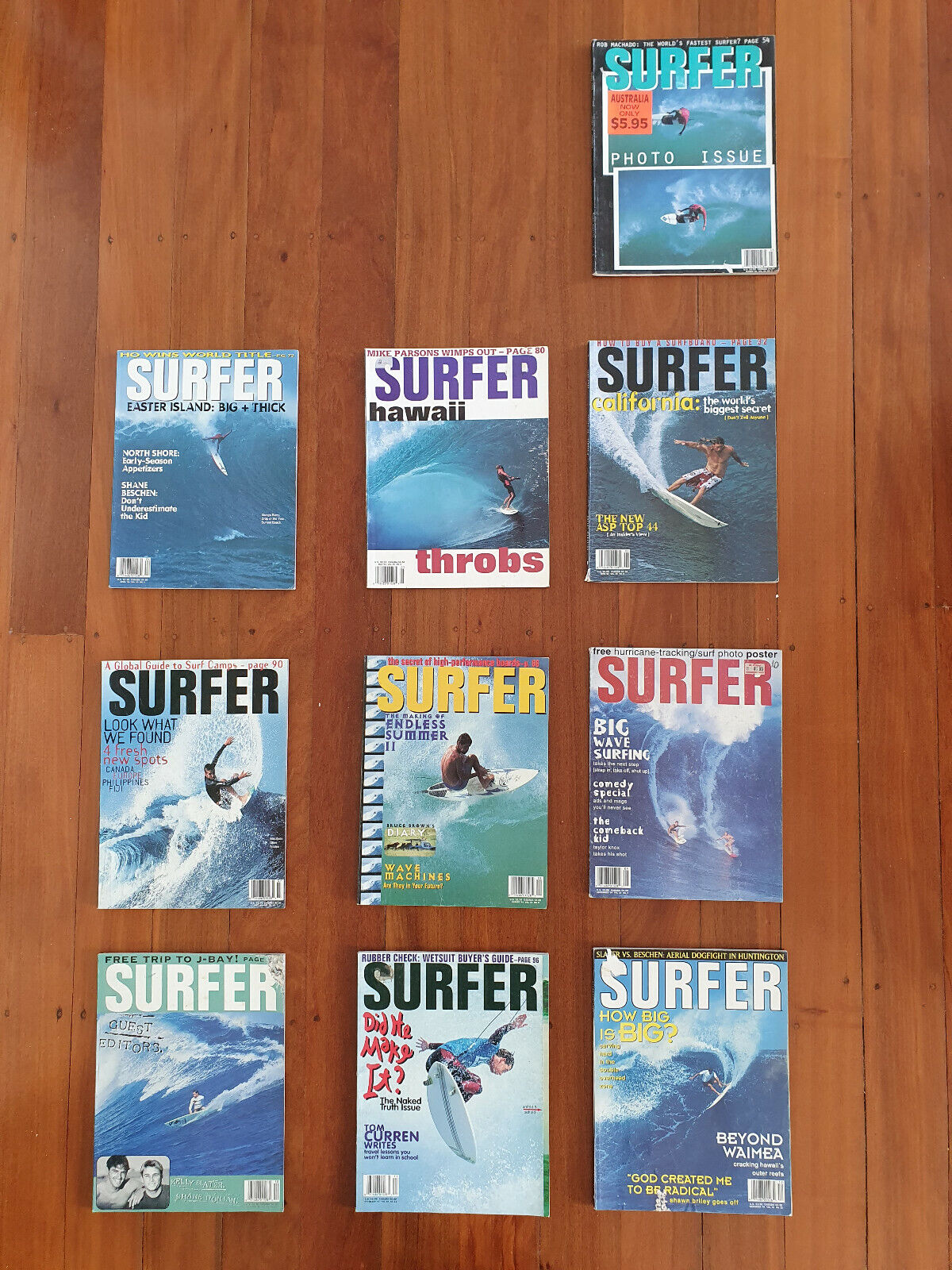 INTERNATIONAL SURFING MAGAZINE MAG SURF SURFER VOLUME 33 1997 12 ISSUES $5ea