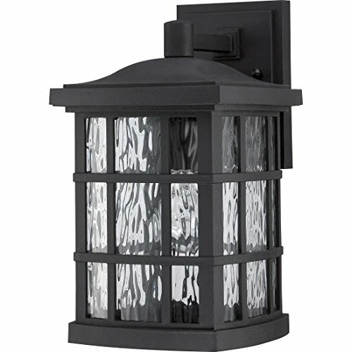 Quoizel SNN8408K 1-Light Stonington Outdoor Lantern in Mystic Black - Picture 2 of 7