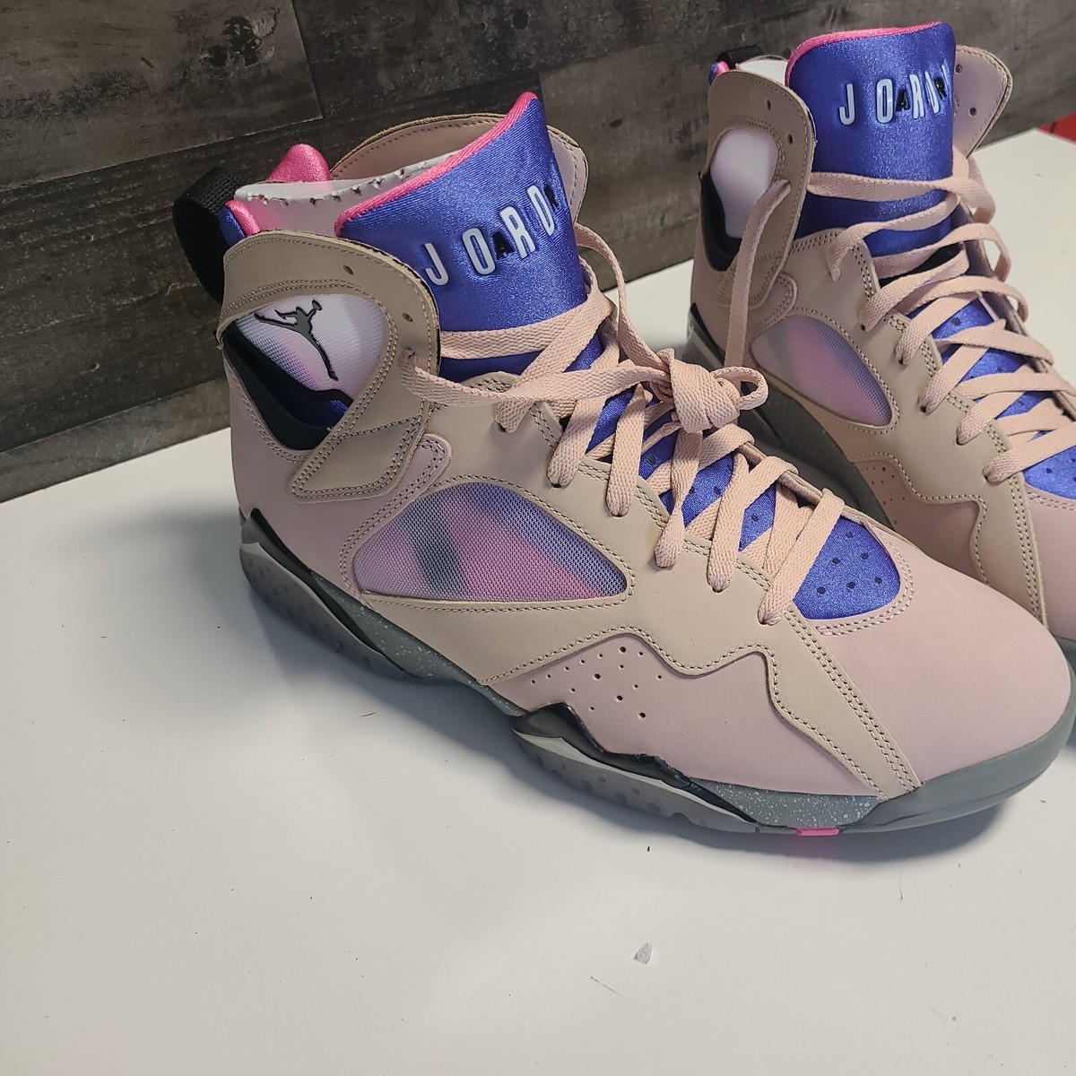 Air Jordan 7 Retro SE Sapphire Men 12 Shimmer Black Sapphire