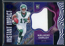 2024 Panini Illusions Malachi Corley Jumbo Rookie Patch Blue /99