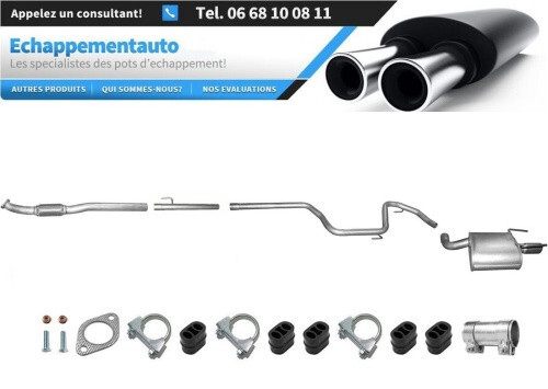 Échappement Alfa Romeo 159 1.9 JTDM pour remplacer un pot rouillé Berline Break