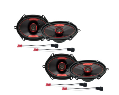 4x MB Quart 400W Peak 2 PAIR 6''x8'' Front/Rear speakers for 1999-2014 Ford F-150