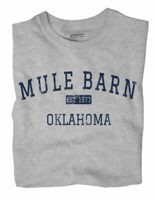 Mule Barn Oklahoma OK T-Shirt EST