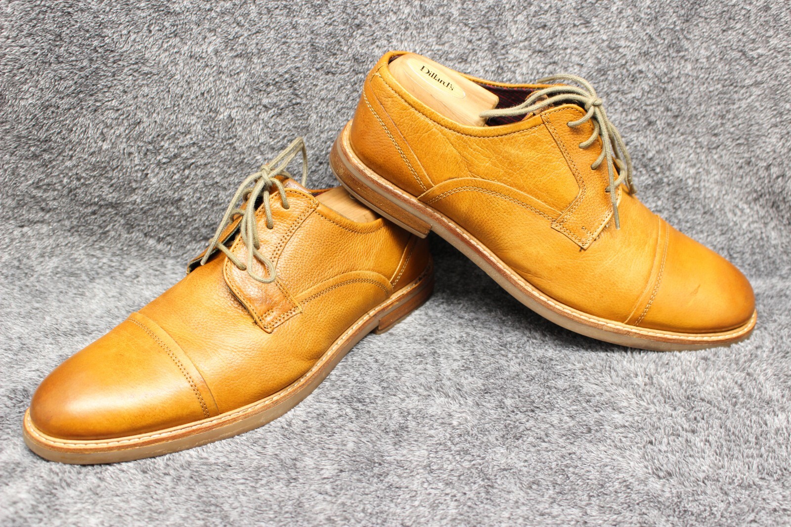 SAOLA Scarpe da derby da uomo marroni Ben Sherman taglia 10 punta in pelle