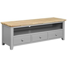 Image of Florence Large TV Unit TV Stand with 3 Drawers and Shelf ,W145cm Fully Assembled