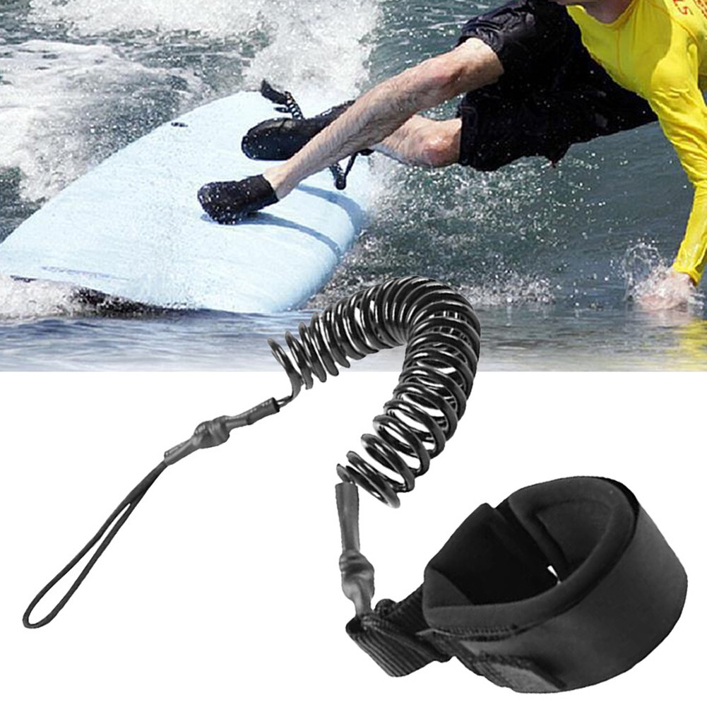 Surfboard Paddle Board LeashRope Safety Foot Rope Ankle SpringStrap