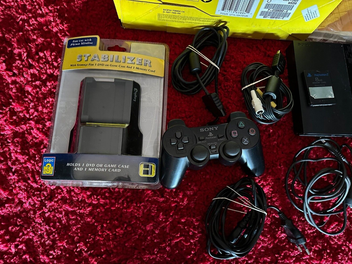 Coques Sony PlayStation 2 Slim – Inférieure Et Supérieure, SCPH-77004, Officielles, Occasion