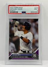 ANTHONY VOLPE Rookie 1st HR 2023 Topps Now #119 PURPLE 23/25 PSA 9 Home Run 📈