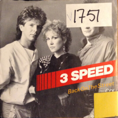 3 Speed Back On The Street Vinyl Single 7inch NEAR MINT Curb Records