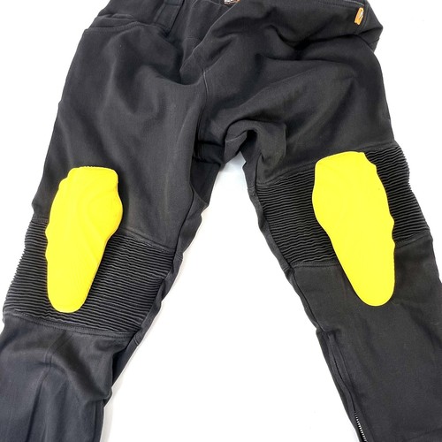 Pantalones Cortos Motogirl Mujer Kevlar Forrados Blindados Acanalados Rodilla - Negros 40x25 - Imagen 9 de 10