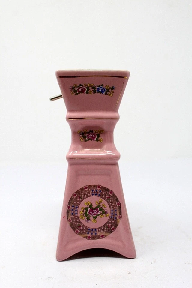 Antiguo Reloj Cerámica Original Estatua Coleccionable Raro Foto 2 de 4