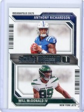 2023 Contenders Round Numbers RC #1 ANTHONY RICHARDSON WILL MCDONALD