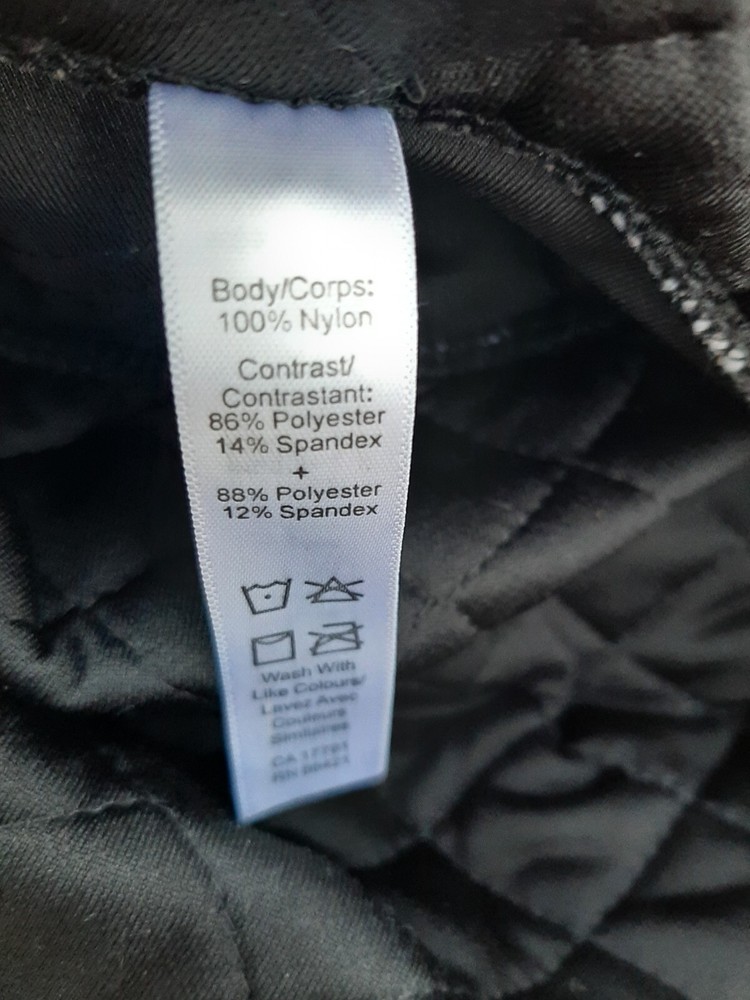 Kyodon Medium Black Tennis Skirt with Quilted Pocket & Zipper Kyodon Medium Black Tennis Skirt with Quilted Pocket & Zipper