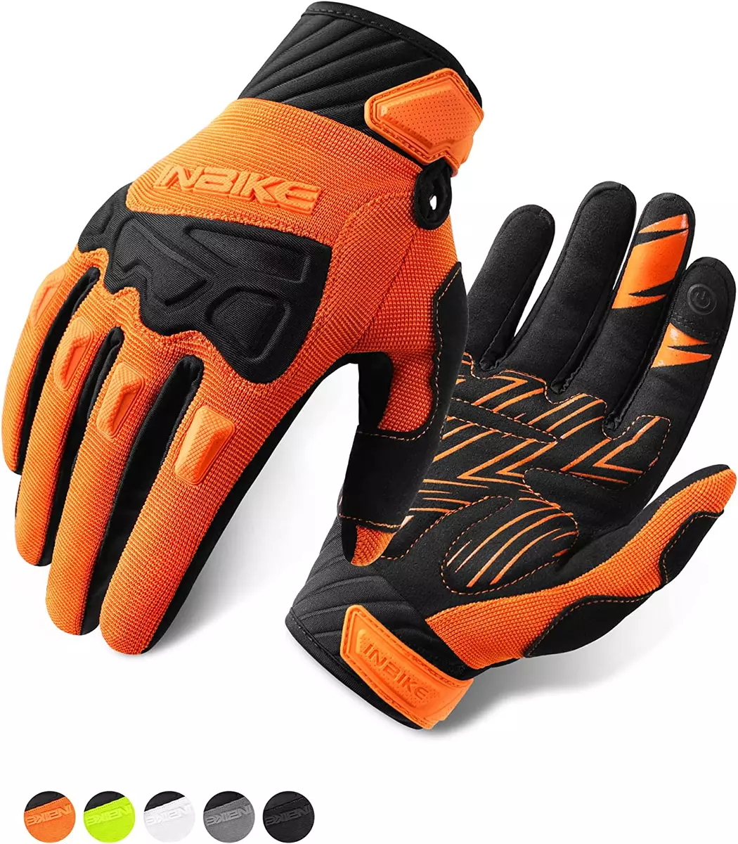 Mountain bike gloves red hot sale