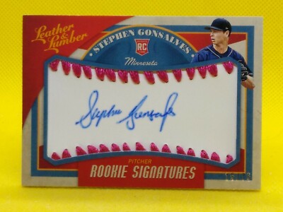 Stephen Gonsalves 2019 Leather & Lumber ROOKIE AUTOGRAPH #110