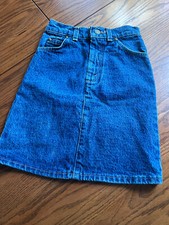 vtg Levis girls made in USA 10 denim skirt