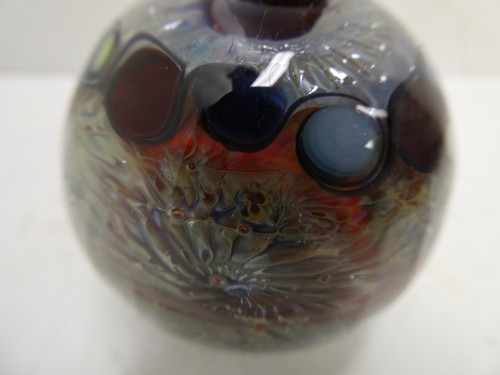 RICHARD CLEMENTS AUSTRALIAN STUDIO ART GLASS SCENT BOTTLE PERFUME STAMPED R - Picture 2 of 14