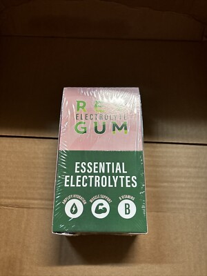 Rev ELECTROLYTE Gum 12 Pack , WATERMELON LIME Gum 96 Total pcs, EXP 07/26