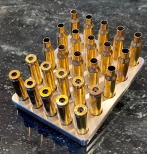 6.5 Creedmoor Reloading Block / Tray Precision CNC Machined from Billet Aluminum