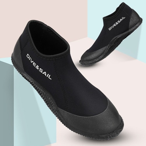 Bottes De Plongée En Néoprène 5mm Bottes De Combinaison Avec Fermeture Éclair Latérale Pour Hommes Et Femmes Plongée En Apnée