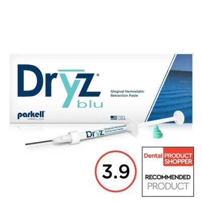 Parkell Dryz Blu Syringe Hemostatic Retraction Paste Syringes  USA