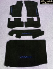 Autoteppich Kofferraum Hutablage Set für Fiat Coupe Turbo Pininfarina schw. Blau