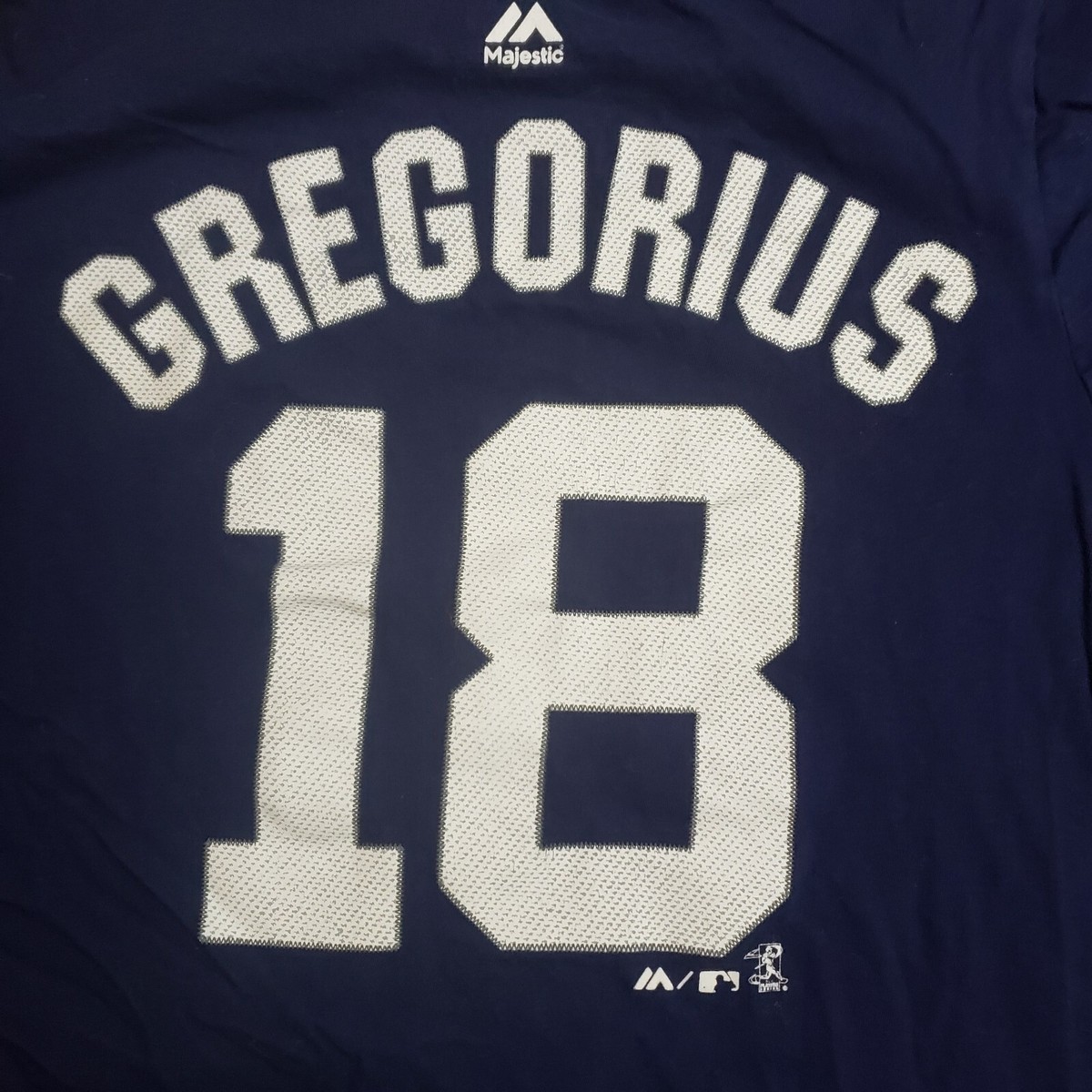 Didi Gregorius New York Yankees Youth T-Shirt Large Navy Kid 14/16