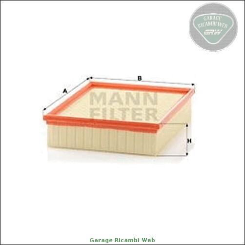 C26168/2 Filtro aria Mann-Filter per BITTER TYPE IRMSCHER SENATOR OMEGA GT OPEL