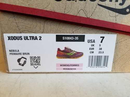 Saucony Women's Xodus Ultra 2 Sneaker Nebula USA Size 7 S10843-35 - Picture 2 of 3