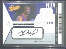 2003-04 Fleer Authentix Basketball Autograph #AA-CB Chris Bosh No 227 of 325