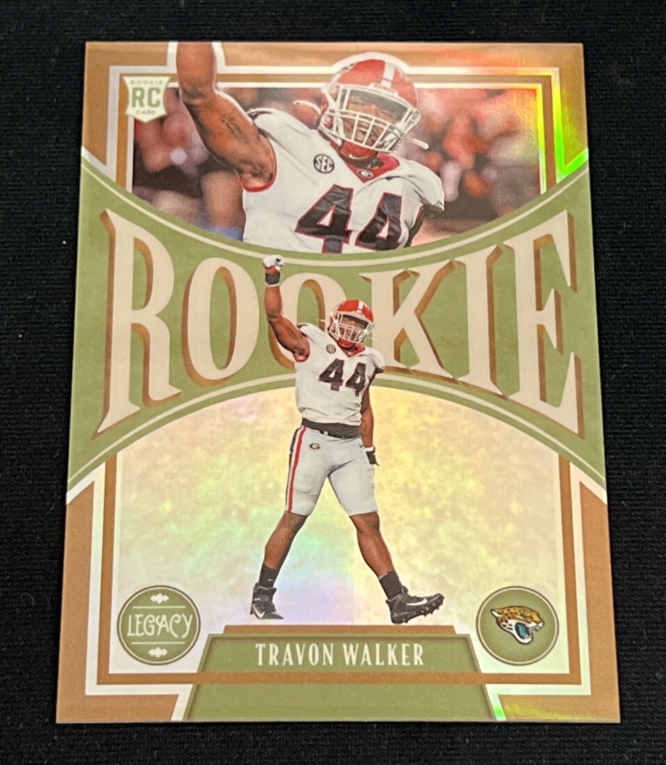 2022 Panini Legacy Travon Walker Bronze Chrome /100 SP Jaguars UGA Bulldogs #189