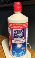 Clear Care Plus Cleaning and Disinfecting Solution with HydraGlyde NWOB