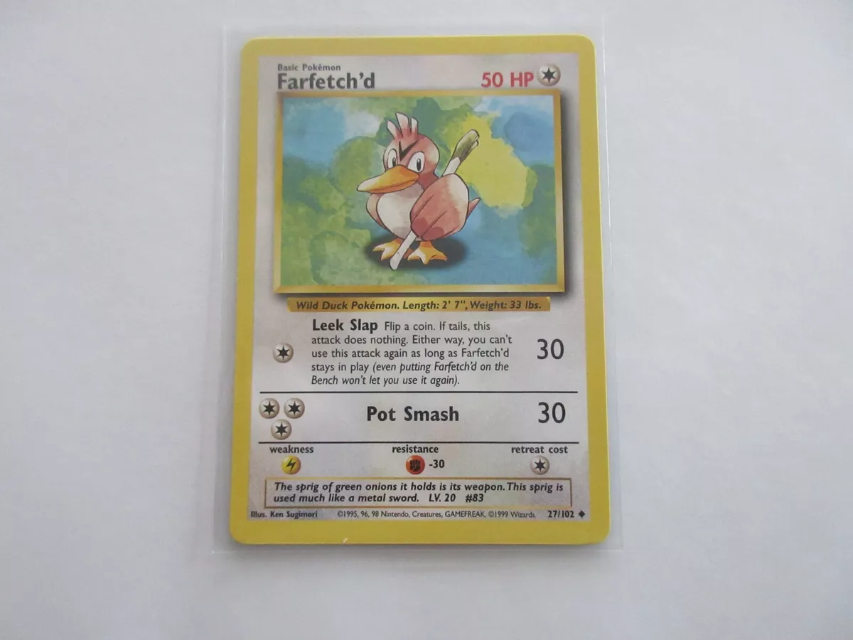 Pokemon Farfetch'd Base Set Frete Incluso