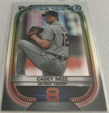 2021 Bowman Chrome Baseball Casey Mize Detroit Tigers Bowman Scouts #BTP-8
