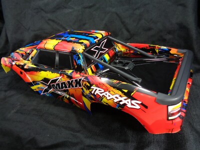 Traxxas 7811X X-Maxx Karosserie Solar Flare Mit Aufkleber