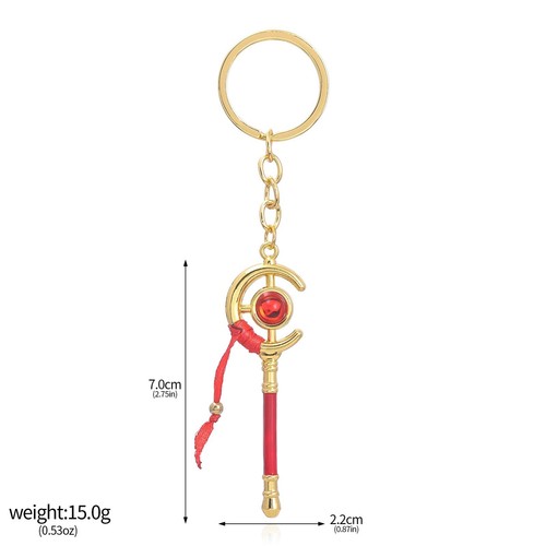 2PCS Anime Frieren: Beyond Journey's End Necklace Himmel Keychain Pendants Gift - Picture 16 of 17