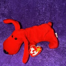 May 30 1996 Ty Original Beanie Babies ROVER Red Dog w/tags 7 inches 