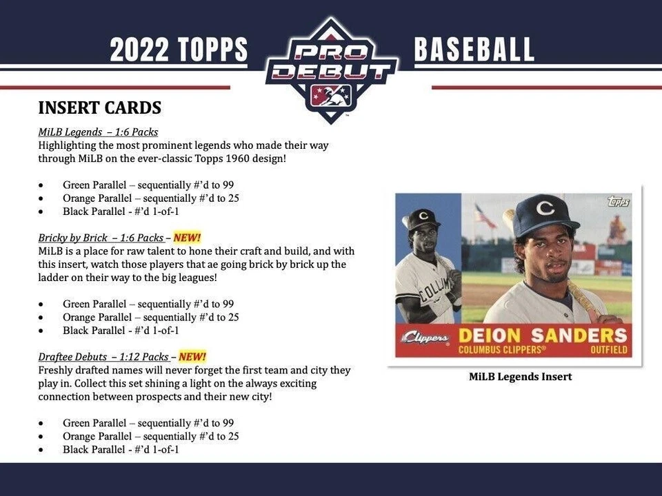 2022 Topps Pro Debut Baseball Factory Sealed Hobby Jumbo Box 3 Auto - Image 3 of 4