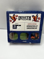 2pcs Duluth Trading Co Panties Womens 2X Green Armachillo Briefs Cooling